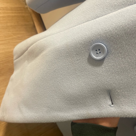 Allegra K Blue Coat Size M - Picture 4 of 4